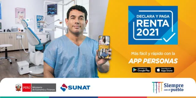 La App Personas permitirá que los contribuyentes paguen el Impuesto a la Renta desde su celular. Foto: Sunat La App Personas permitirá que los contribuyentes paguen el Impuesto a la Renta desde su celular. Foto: Sunat
