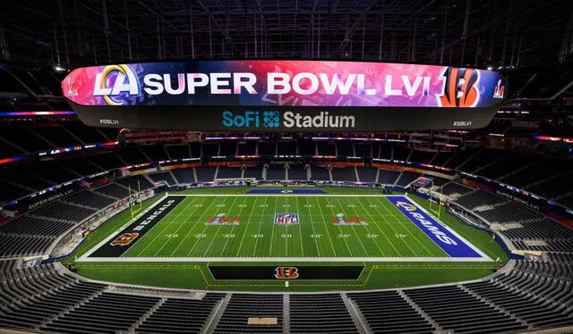 Super Bowl 2022 se jugará en el SoFi Stadium de Los ángeles. Foto: NFL