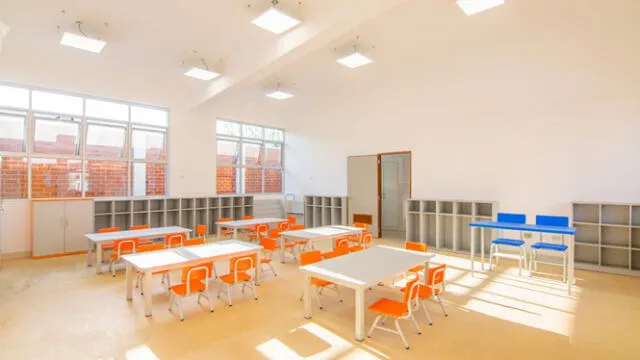 Moderna infraestructura y mobiliario en colegios reconstruidos en Áncash. Foto: ARCC. Moderna infraestructura y mobiliario en colegios reconstruidos en Áncash. Foto: ARCC.