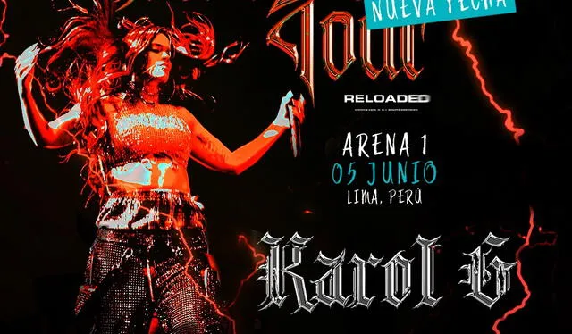 Karol G anuncia segundo concierto en Lima para este 5 de junio. Foto: difusión