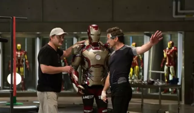 Robert Downey Jr. y el guionista y director Shane Black se reúnen una vez más, luego de trabajar juntos en “Iron Man 3″. Foto: Marvel Studios.