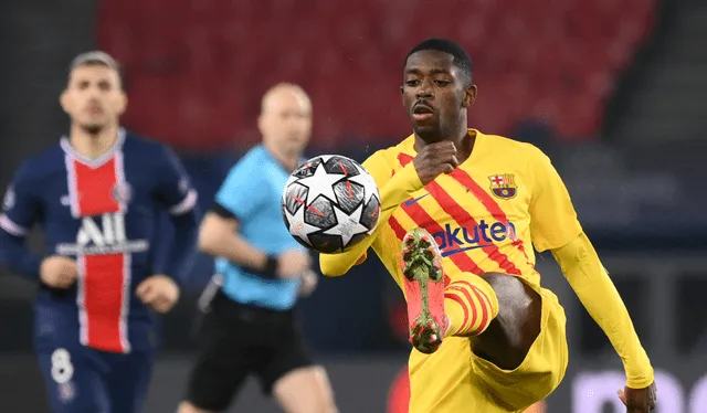 Dembélé culmina contrato y no renovaría. Foto: AFP