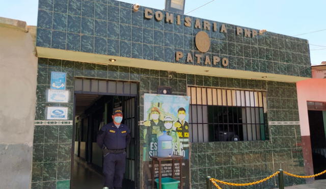 Agentes de Comisaría de Pátapo realizaron diligencias por caso de maltrato. Foto: Rosa Quincho