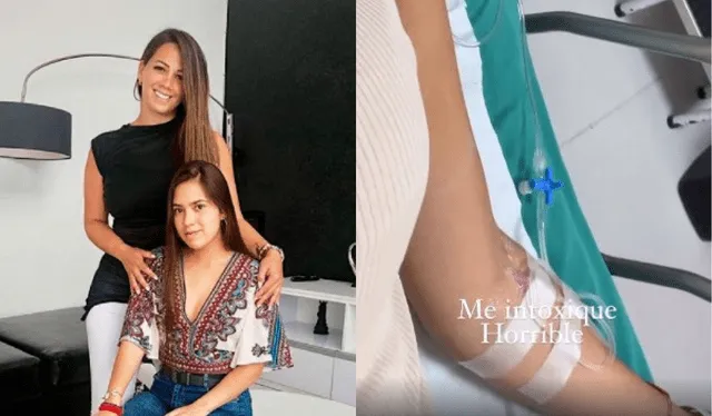 La hija de Melissa Klug sufre percance médico antes del partido de Perú. Foto: composición Gianella Marquina/ Instagram