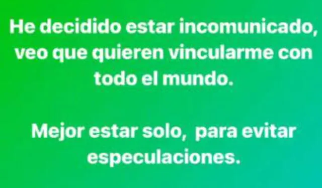 Publicación de Néstor Villanueva   Foto: Instagram