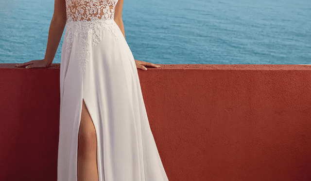 Vestido de novia para Acuario. Foto: captura/ White One/ Bodas Mx
