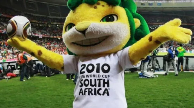 Zakumi fue la mascota del Mundial de Sudáfrica 2010. Foto: @fifaworldcup