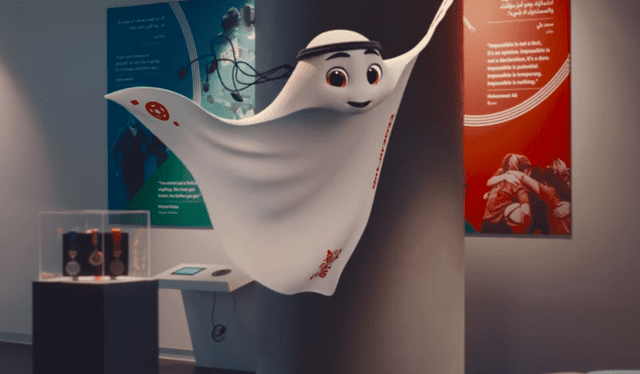 La mascota para Qatar 2022 se llama La’eeb. Foto: difusión