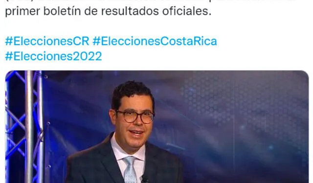 La prensa costarricense indica que los primeros resultados oficiales se darán a conocer a las 8.15 p. m. Foto: MiguelCardoza/Twitter
