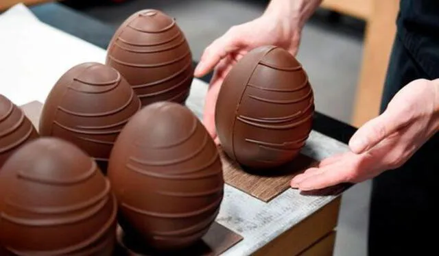 Los huevos de Pascua se reparten tradicionalmente durante la Semana Santa. Foto: AFP   