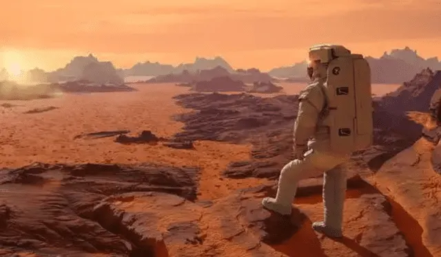 La ‘holoportación’ podría ser aplicada en próximas misiones de la NASA en Marte para que los astronautas puedan mantener la comunicación con sus familiares. Foto: AFP
