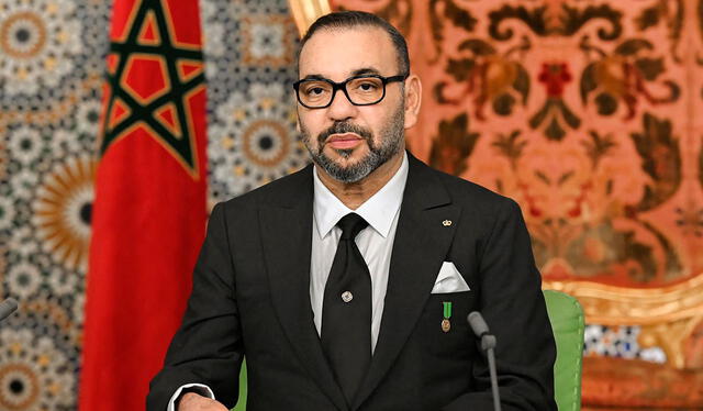 Mohammed VI es el actual rey de Marruecos y su fortuna es de unos 2.100 millones de dólares. Foto: AFP