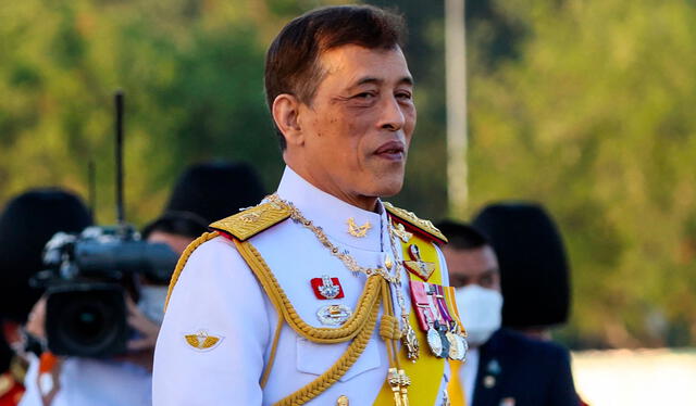 El rey Maha Vajiralongkorn de Tailandia posee una fortuna de entre 30.000 y 59.000 millones de dólares. Foto: AFP