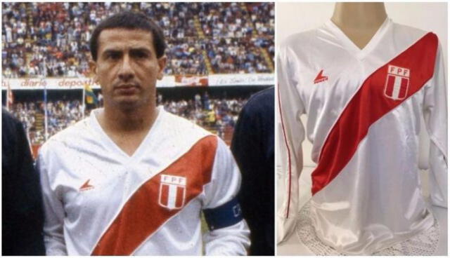 Power y su camiseta que diseñó para la selección peruana. Foto: Arkiv.