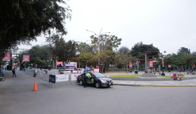 Vista general del Parque de la Exposición desde la avenida 28 de julio. Foto: John Reyes/La República
