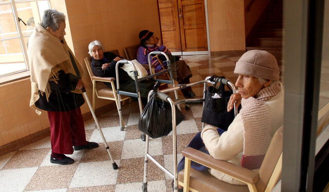 Albergue de adultos mayores en Breña. Foto: Andina