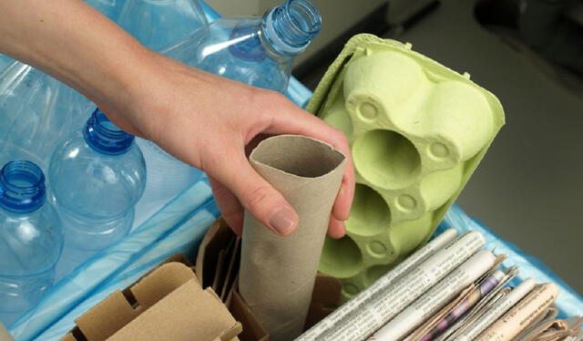 Botellas de plásticos, cartón y papel son algunos de los materiales que pueden usarse para hacer un disfraz. Foto: Renovable Verde