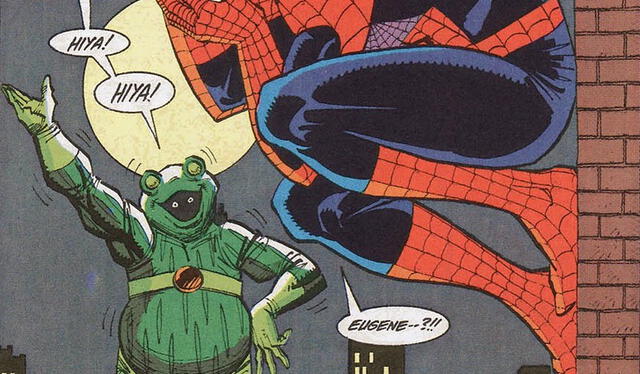 Frog-Man ya se ha aliado con Spider-Man en los cómics. Foto: Marvel Comics