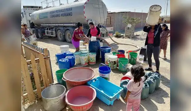 Alcalde había reportado que se cortaría el servicio de agua. Foto: EPS Grau