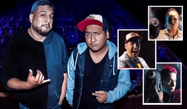 Ricardo Mendoza y Jorge Luna anuncian el estreno de "Chapa tu money". Foto: Composición LR / Instagram.