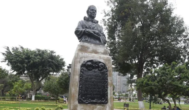  Monumento a Juana Alarco de Dammert. Foto: La República   