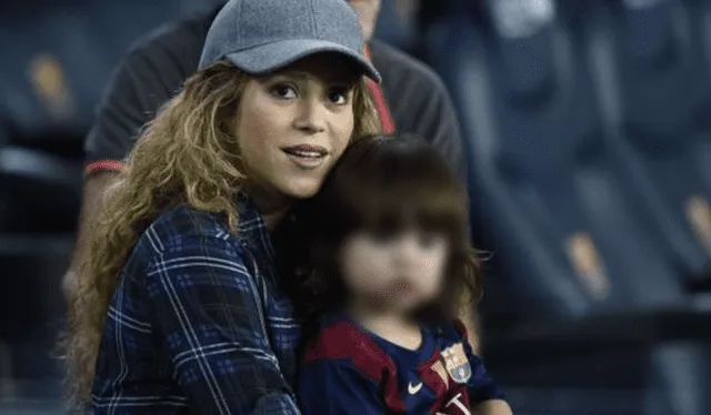 El hijo mayor de Shakira y Gerard Piqué se llama Milan. Foto: AFP
