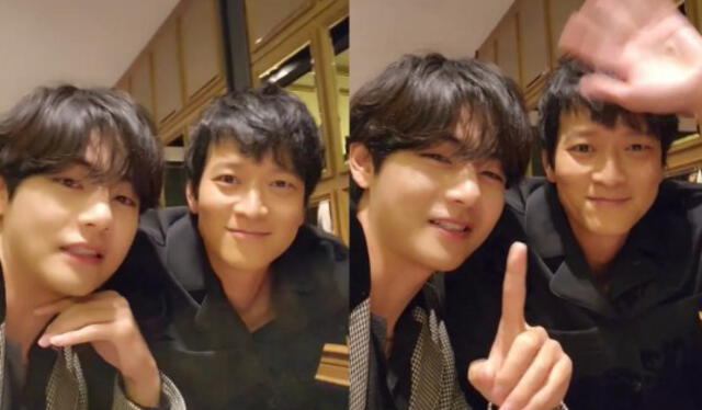 Taehyung y Kang Dong Won. Foto: Instagram