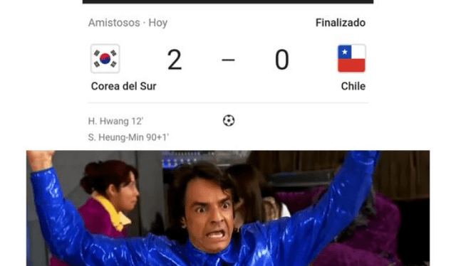 Memes de Chile vs. Corea del Sur. Foto: difusión