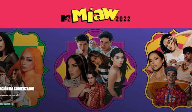 Los MTV Miaw regresan a los shows presenciales en su edición 2022. Foto: MTV Miaw