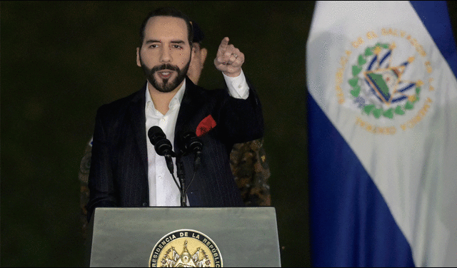 Nayib Bukele, presidente de El Salvador desde el 2019. Foto: AFP   