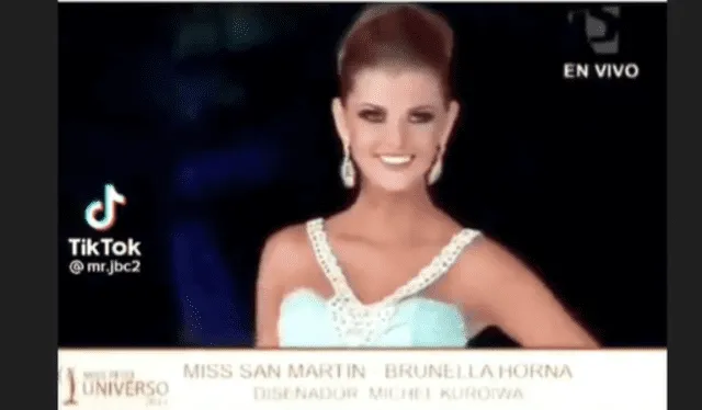 Brunella Horna recuerda su paso por el Miss Perú. Foto: captura Instagram