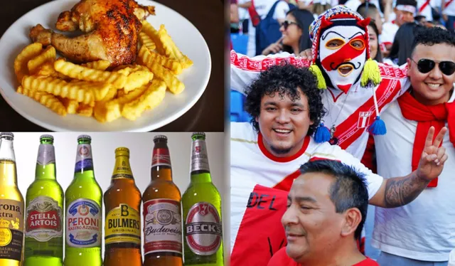 Los productos que más consumen las personas cada vez que juega la selección peruana. Foto: composición Andina / GLR