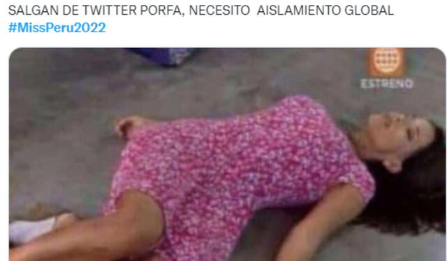 Los más divertidos memes de la final del Miss Perú 2022. Foto: Twitter