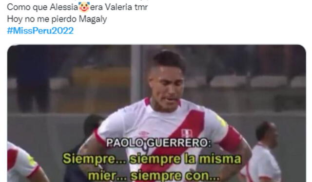 Los más divertidos memes de la final del Miss Perú 2022. Foto: Twitter
