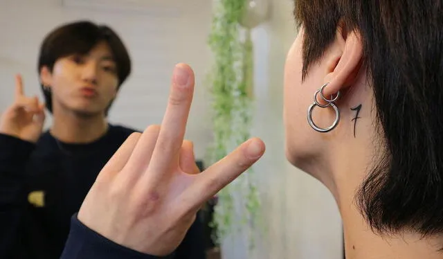 Jungkook: tatuaje de la amistad de BTS. Foto: Instagram @polyc_sj