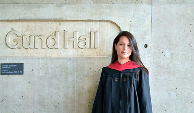 Ana Loayza Nolasco obtuvo la Distinction & High Pass por su mérito excepcional en Harvard. Foto: El peruano