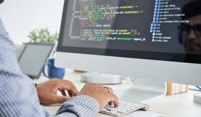 Un programador web se encarga de la codificación de una página web o proyecto digital. Foto: Andina Un programador web se encarga de la codificación de una página web o proyecto digital. Foto: Andina