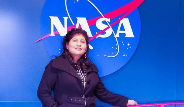 Aracely Quispe es una ingeniera peruana que trabaja en la NASA. Foto: Facebook