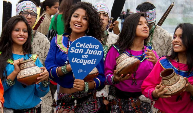 Conoce las celebraciones por Fiesta de San Juan en la selva peruana. Foto Andina