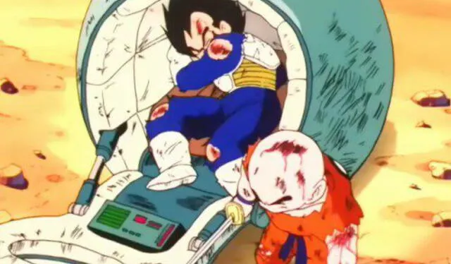 Derrotas de Vegeta - contra Gokú. Foto: Toei Animation Derrotas de Vegeta - contra Gokú. Foto: Toei Animation