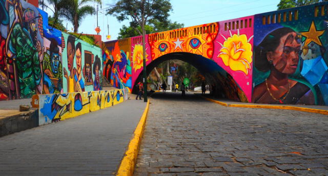 Barranco se caracteriza por sus murales de arte callejero. Foto: Revista Rumbos