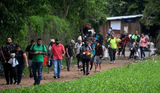 Venezolanos migrantes. Foto: AFP   