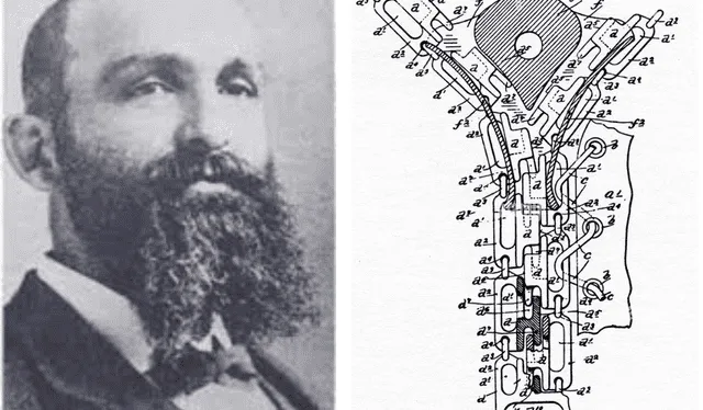 En 1893, Whitcomb Judson creó la versión de la cremallera. Foto: composición LR/ Scihi Blog / Alamy