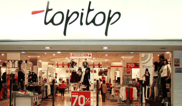 El primer local de Topitop en Lima se inauguró en 1986. Foto: Modaes