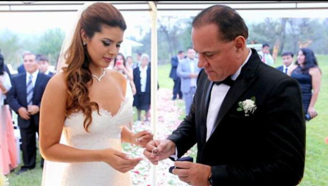  Matrimonio de Antonella del Groot con Mauricio Diez Canseco. Foto: Perú 21<br><br>    