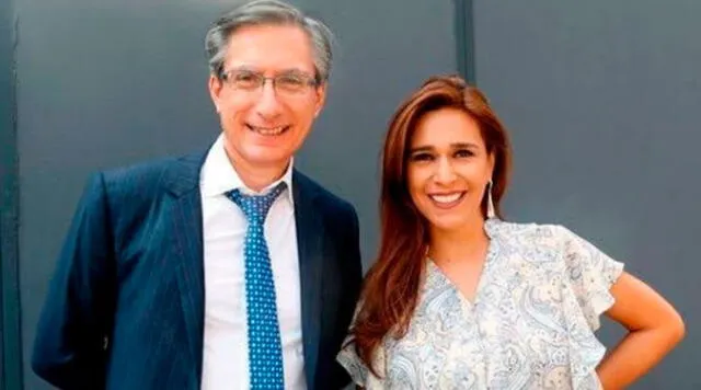 Federico Salazar y Verónica Linares son compañeros en América TV. Foto: Instagram/@federicosalazarfco    