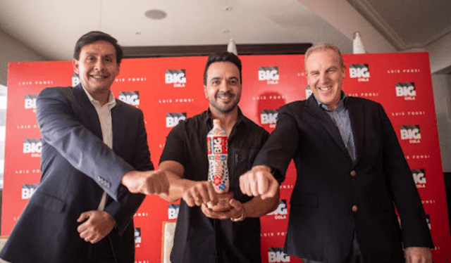 Luis Fonsi es el nuevo embajador de Big Cola. Foto: Grupo AJE