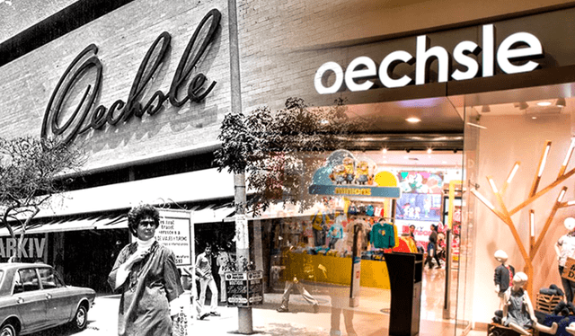 Oechsle ha tenido diferentes logos a lo largo de todos estos años. Foto: composición La República / archivo / Facebook / Enrique Daniel Rodríguez