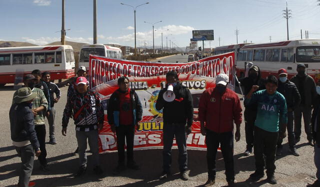 Paro en Puno para este lunes 18 de julio. Foto: Juan C. Cisneros/ La República