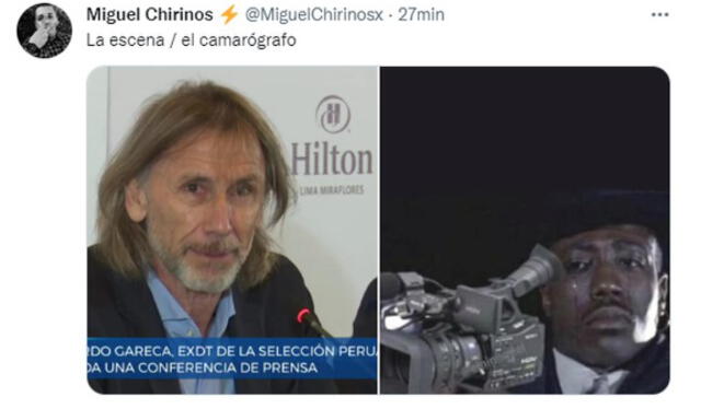 Meme conferencia de prensa. Foto: Twitter / Miguel Ch.
